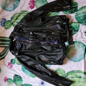 Sexy FP Vegan Leather Jacket